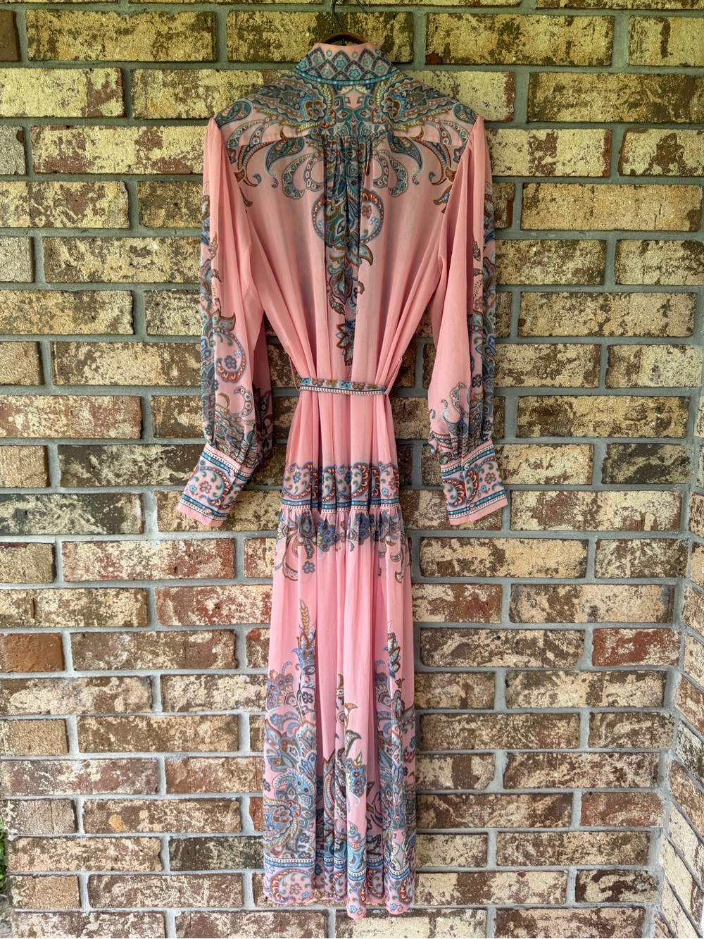 N by Nancy Maxi Dress Women’s Size Medium Precious Paisley! - Picture 2 of 6